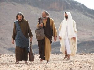 As the disciples walked to Emmaus, a mysterious man joined them. It was Jesus.