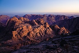 The Israelites camped on Mount Sinai for over a year.