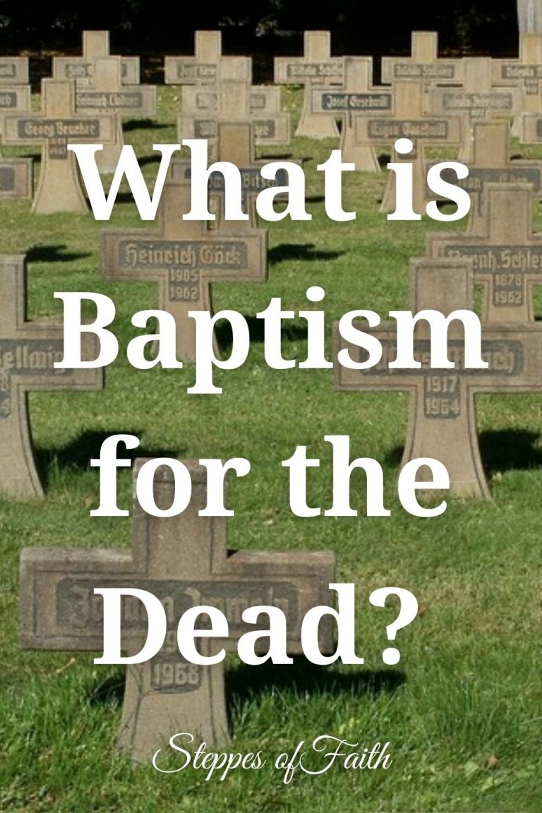 What Is Baptism For The Dead