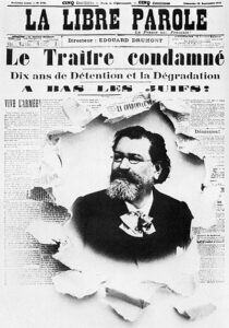 French agitator Edouard Drumont did not know the truth about Semites as he distributed literature and held protests against Israel in 1899.