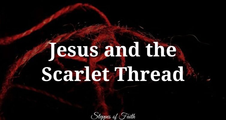 "Jesus and the Scarlet Thread" by Steppes of Faith